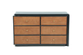 ABS Multi-layer solid wood board + baked enamel +veneer (dresser + stool + mirror) 2401