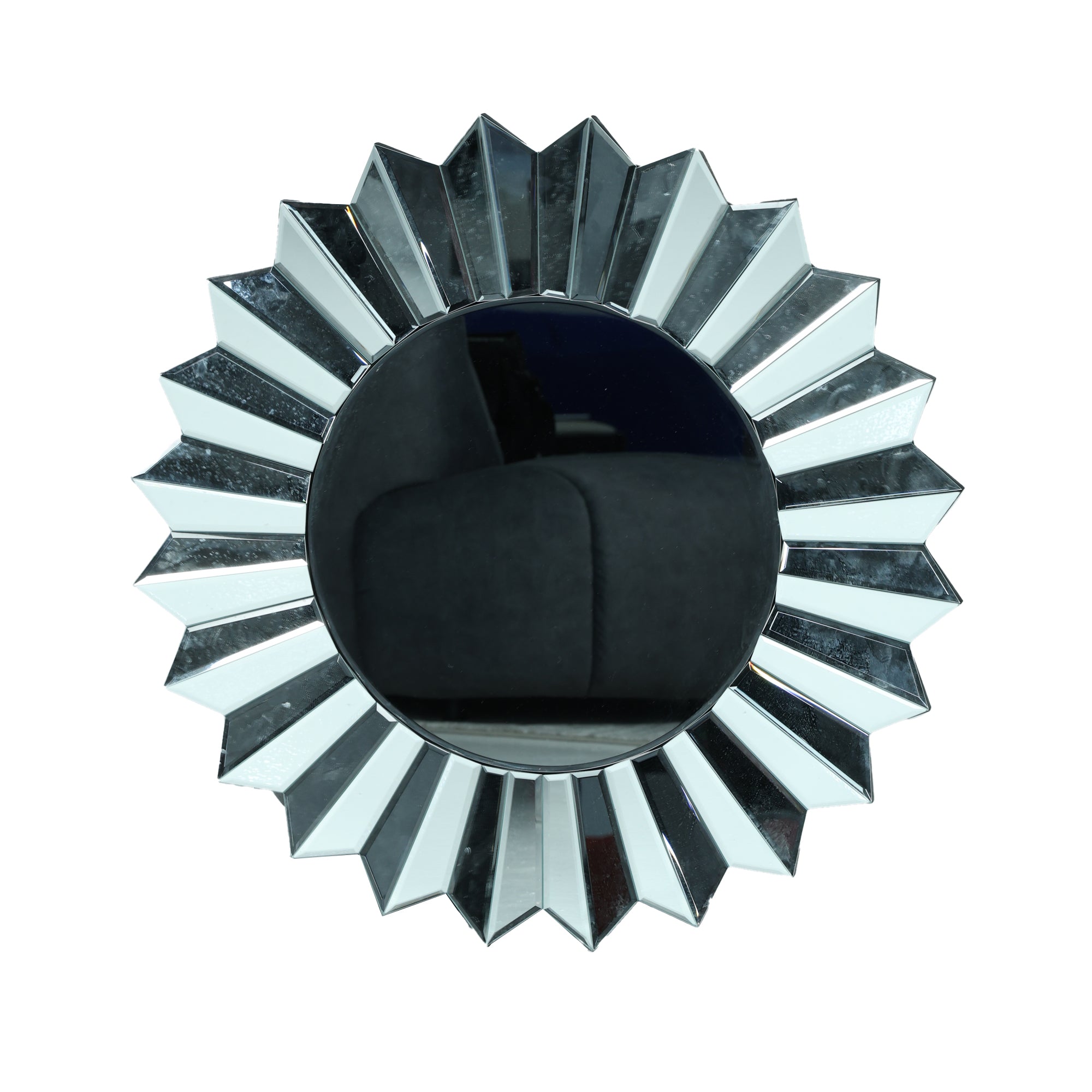 ABS Black back with flat mirror