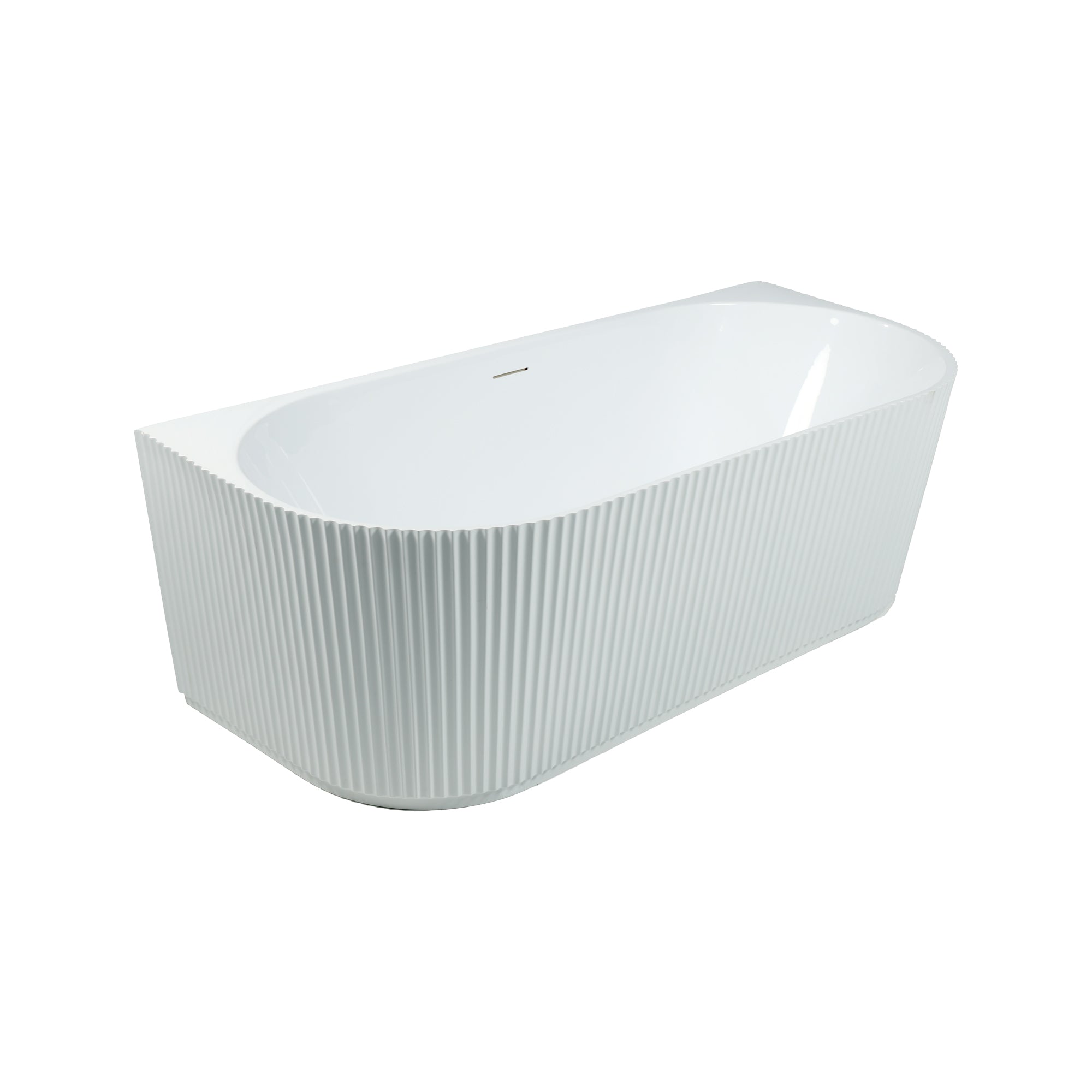 ABS 1700 x 790 x 590mm glossy white bath tub