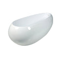 ABS 1800 x 850 x 610mm glossy white bath tub