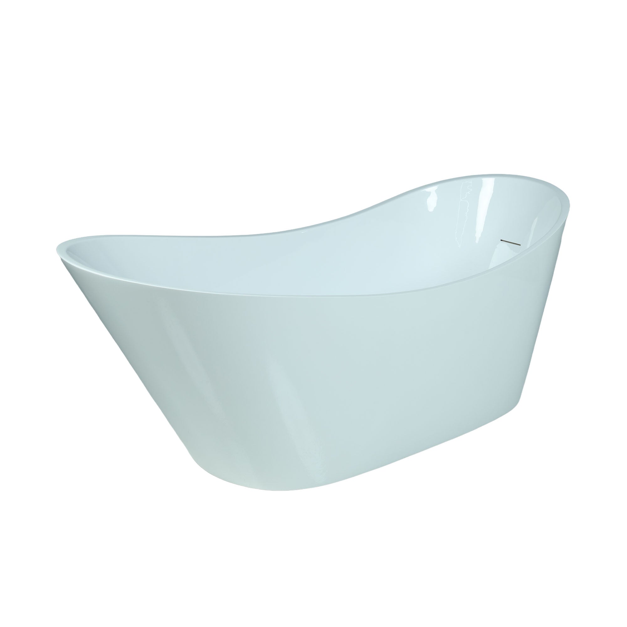ABS 1800 x 800 x 7200mm glossy white bath tub