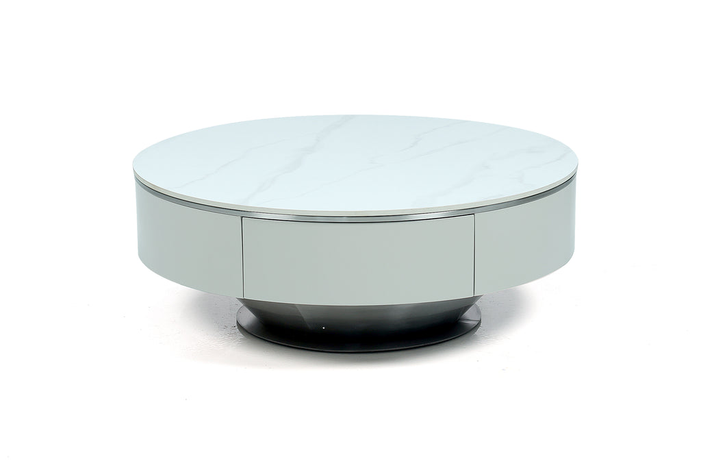 ABS Rock plate snow mountain white- tea table Rock plate snow mountain white-tea table 2301