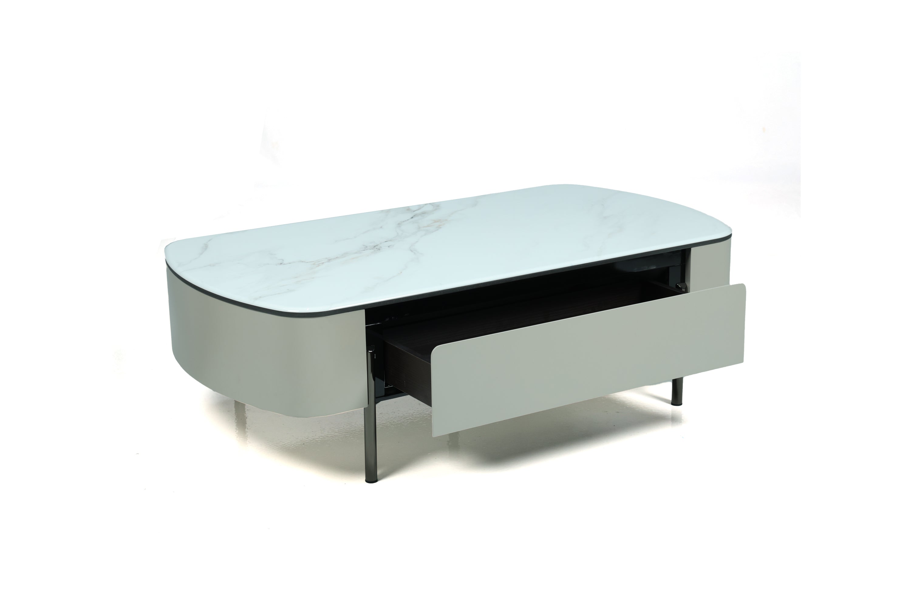 ABS Coffee table with 2 pullout drawers