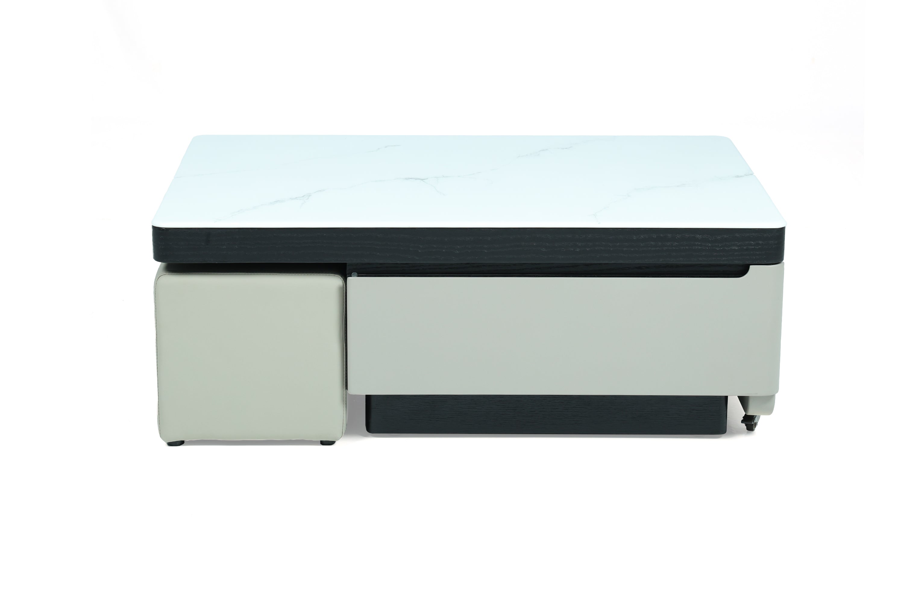 ABS Tea Table with 2 pullout seats 227-16